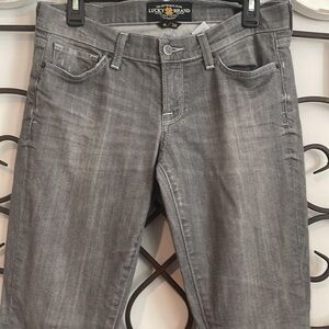 LUCKY BRAND ZOE SKINNY FIT JEANS GRAY SIZE 6/28